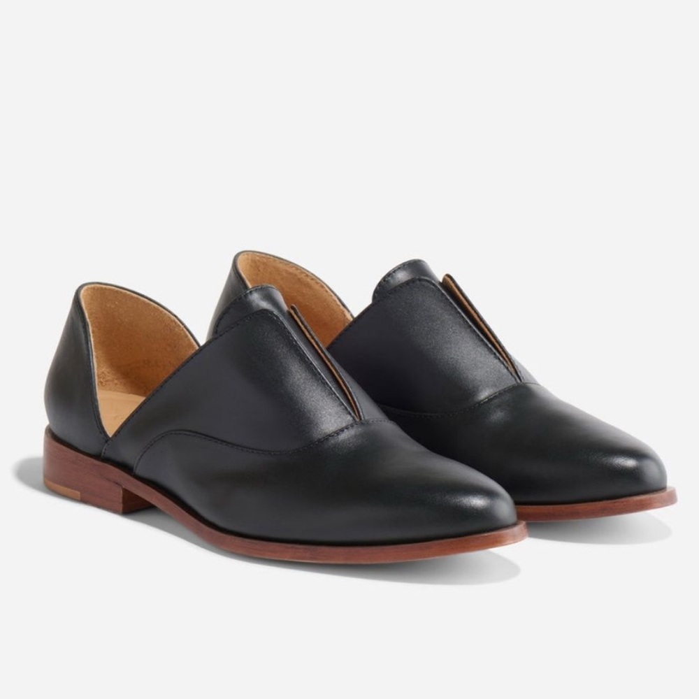New! Nisolo Emma D’Orsay Oxford Flats 8 NIB